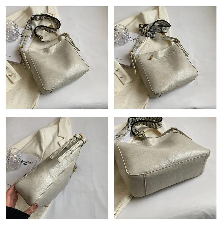 Women Crossbody Bag Brown Leather Autumn Winter New — feature 7