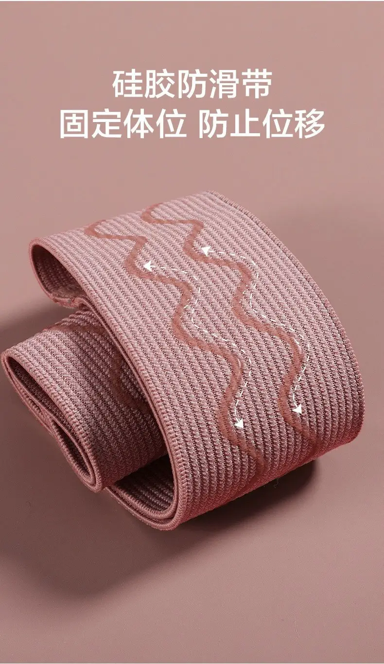 Yoga elastic band hip training fitness resistance band Pilates hip beauty band hip ring knitted band pounds stretch training — feature 7