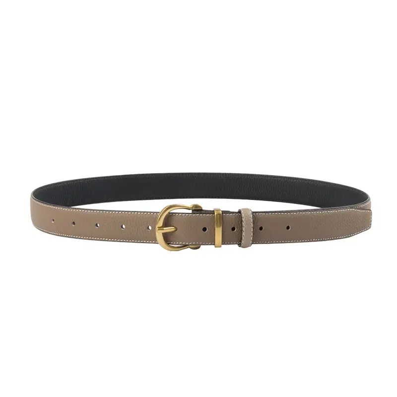 Light Pink Genuine Leather Belt for Women - Image 18