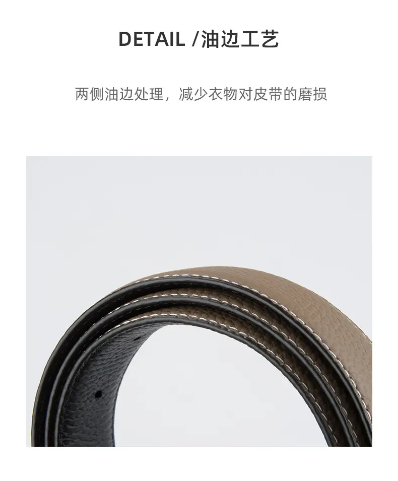 Light Pink Genuine Leather Belt for Women — feature 7