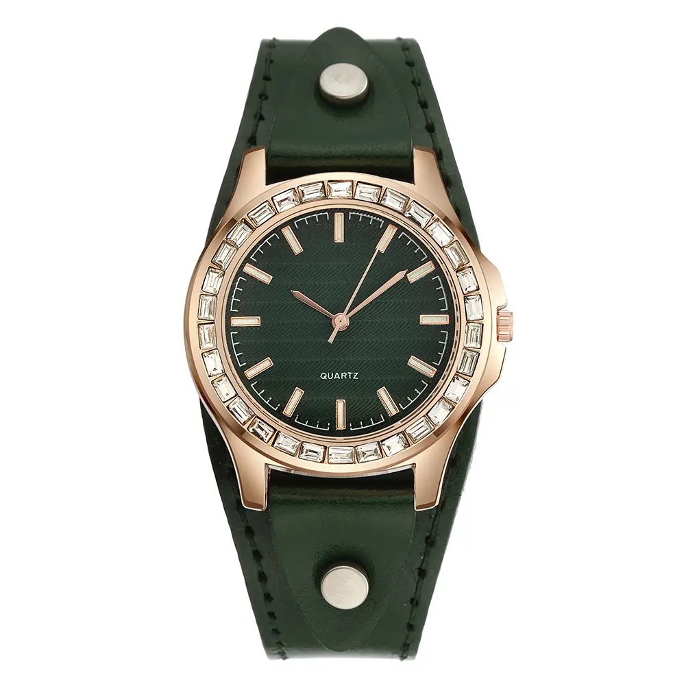 Elegant Rhinestone Scale Quartz Watch for Women — feature 5