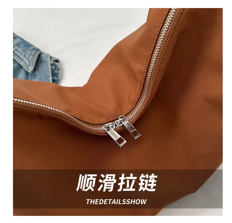 Brown Nylon Shoulder Bag for Women 2023 Winter — feature 4