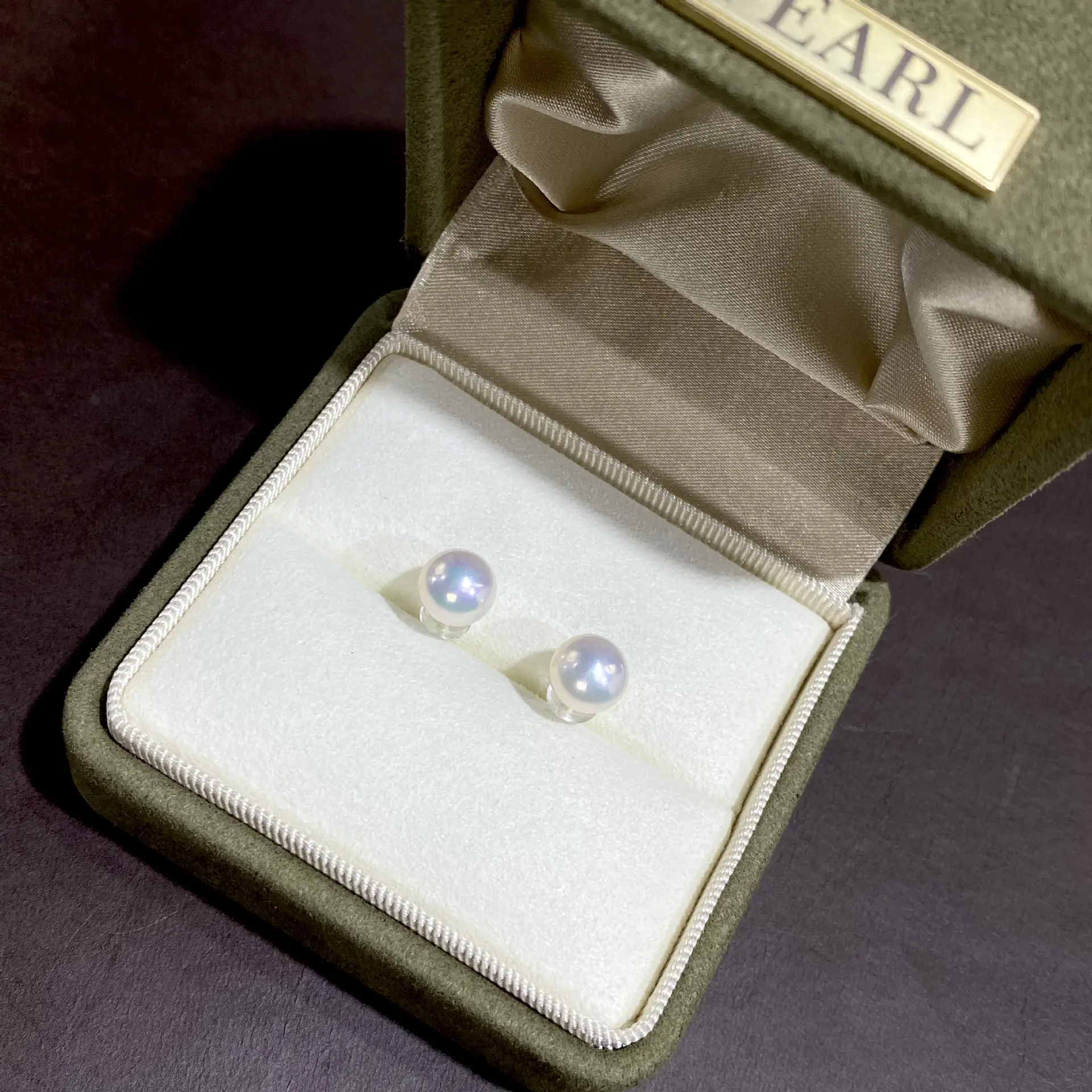 Natural Freshwater Pearl Round Earrings High-End S925 Silver — feature 7