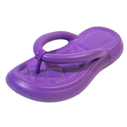 Women's Green Thick Sole Flip Flops Summer Indoor Outdoor