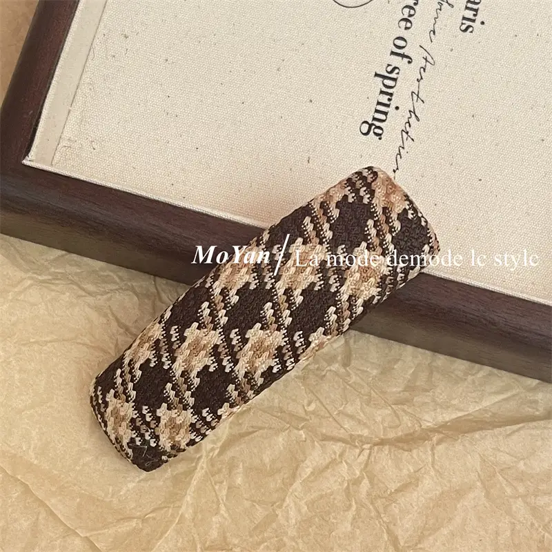 Autumn Winter Houndstooth Hair Clips for Women — feature 15