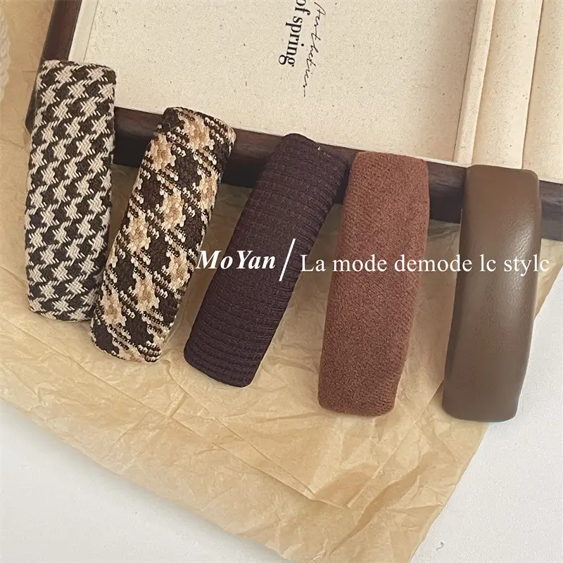 Autumn Winter Houndstooth Hair Clips for Women — feature 18