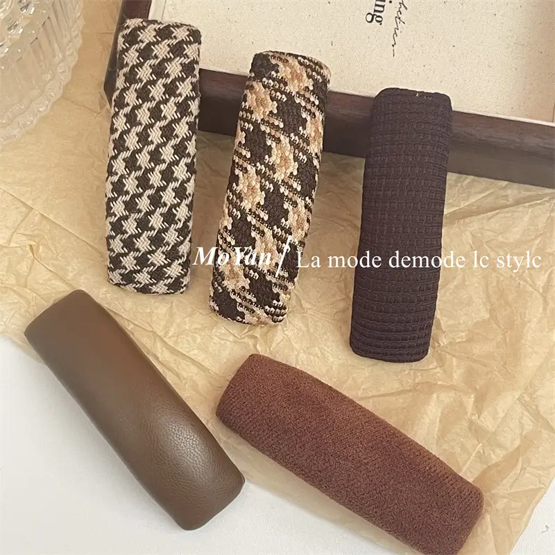 Autumn Winter Houndstooth Hair Clips for Women — feature 19