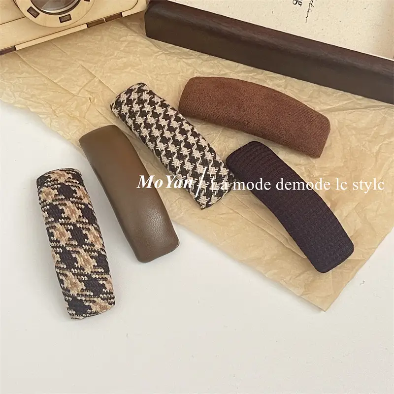 Autumn Winter Houndstooth Hair Clips for Women — feature 20