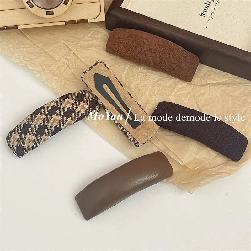 Autumn Winter Houndstooth Hair Clips for Women — feature 21