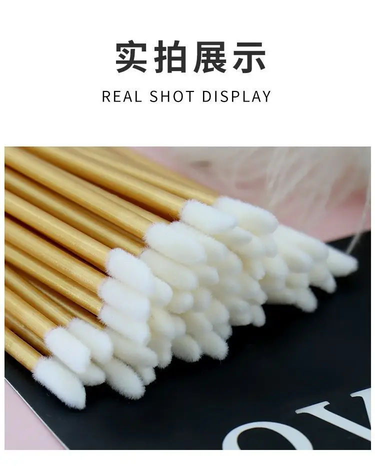 Hollow Rod Lip Brush Multi Color 50 Pcs — feature 6