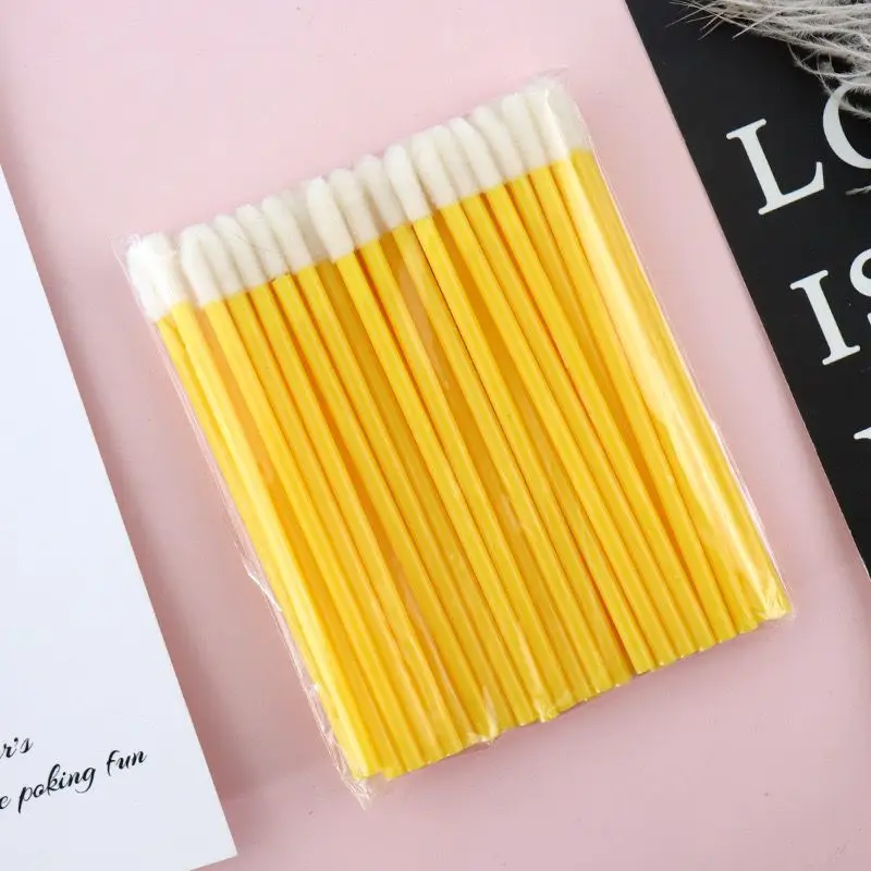 Hollow Rod Lip Brush Multi Color 50 Pcs — feature 8