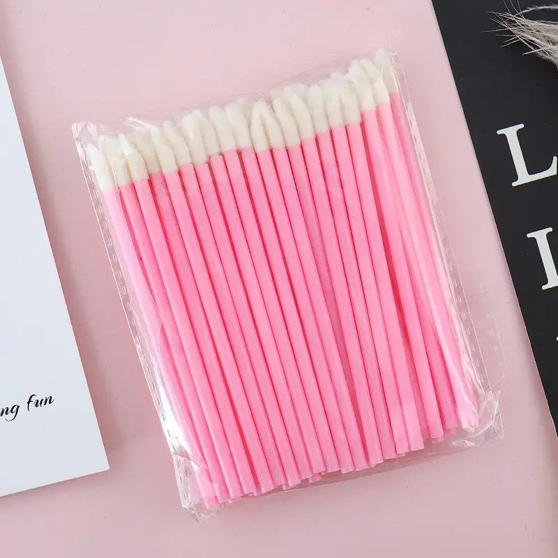 Hollow Rod Lip Brush Multi Color 50 Pcs — feature 9