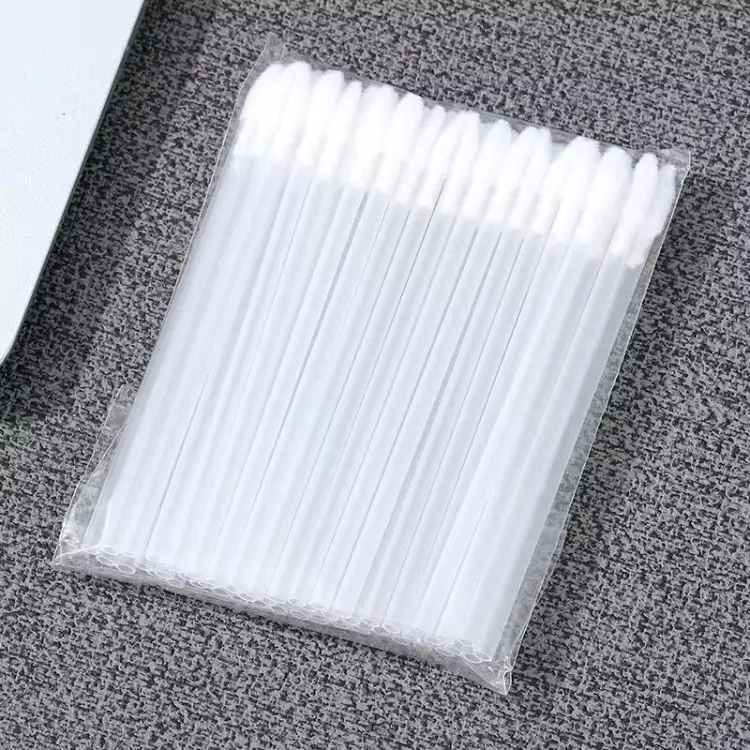 Hollow Rod Lip Brush Multi Color 50 Pcs