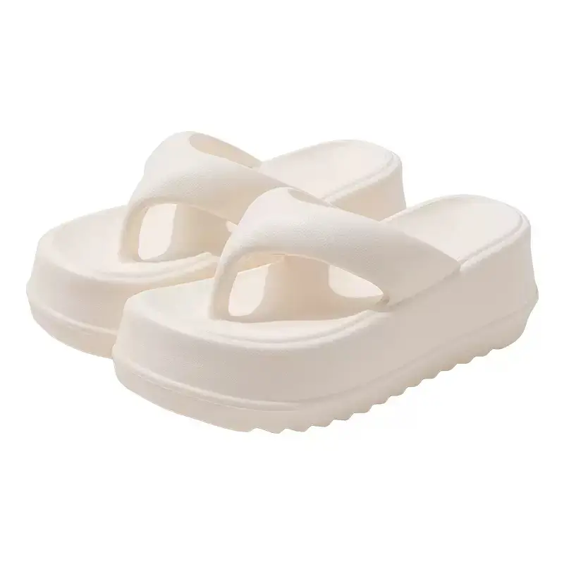 Squishy and Bouncy Feeling Sandals for Women in Summer Internet Celebrity 2023 New Heightening Thick-Soled Flip-Flops for Beach Non-Slip Outer Wear - Image 8