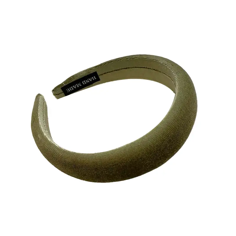 Velvet Skull Top Headbands for Women Black Green White