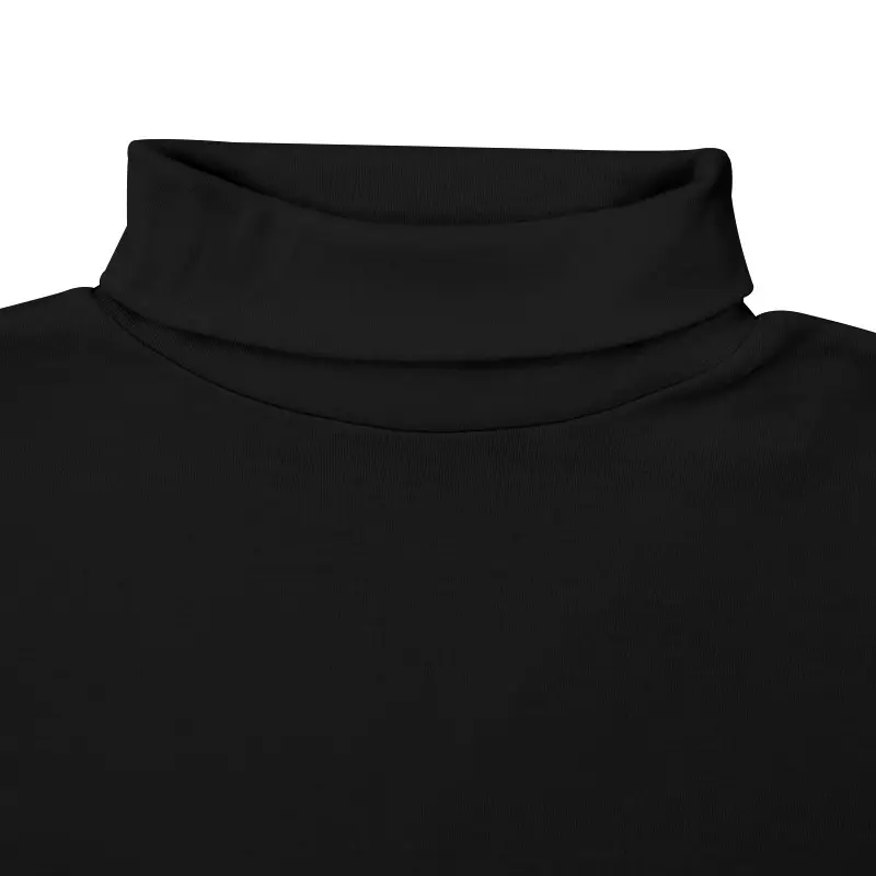 Men's Navy Cotton Turtleneck Sweater 2023 Winter Casual — feature 21