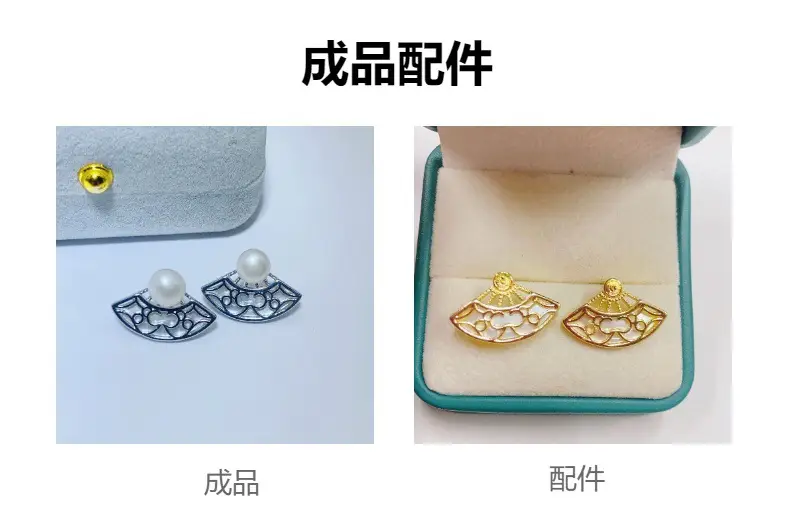 2023 Retro Shell Hollow Pearl Earrings — feature 12