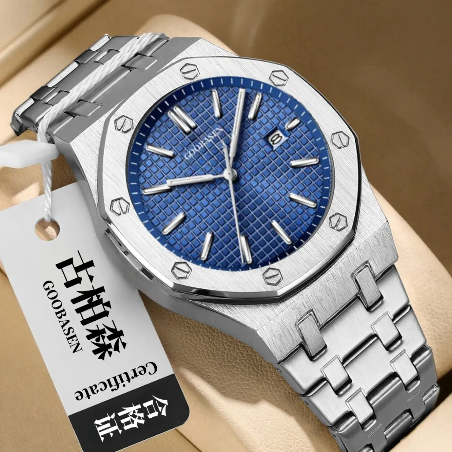 Men's Luminous Butterfly Watch Waterproof Green Glow