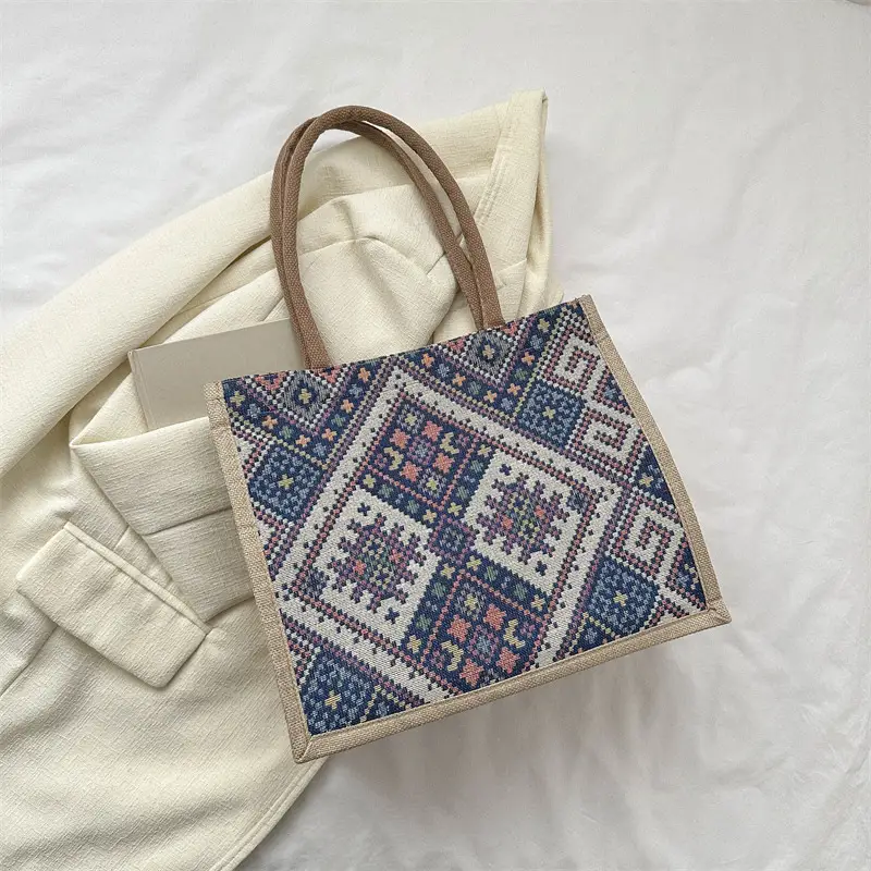 Ethnic Pattern Large Capacity Women's Tote Bag