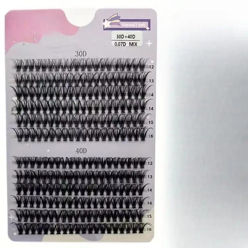 40D30P50D Thick False Eyelashes Pack of 100 - Image 2