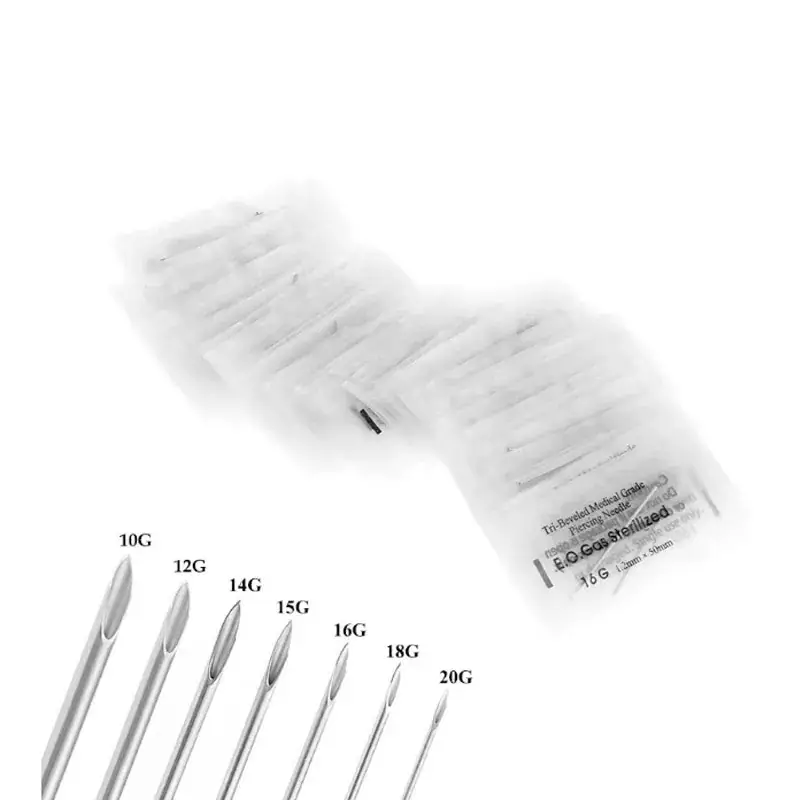 Stainless Steel Cross-Border Piercing Needles 10-20G Wholesale