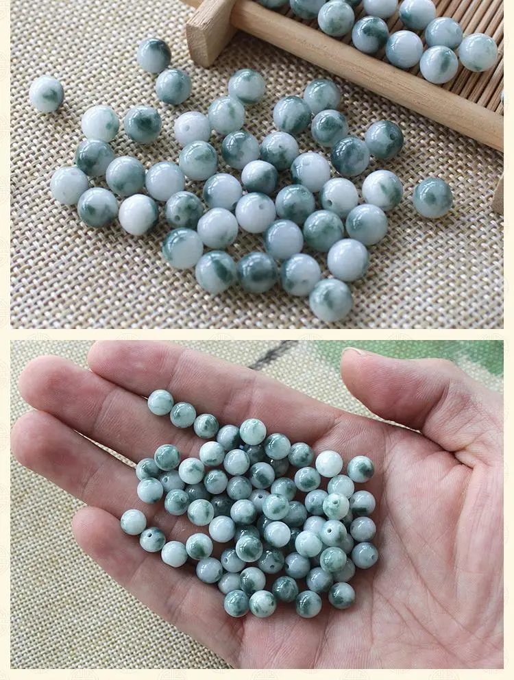 Floating Blue Jade Beads for DIY Bracelets — feature 3