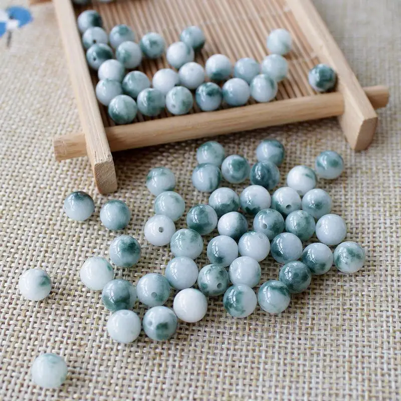 Floating Blue Jade Beads for DIY Bracelets — feature 5