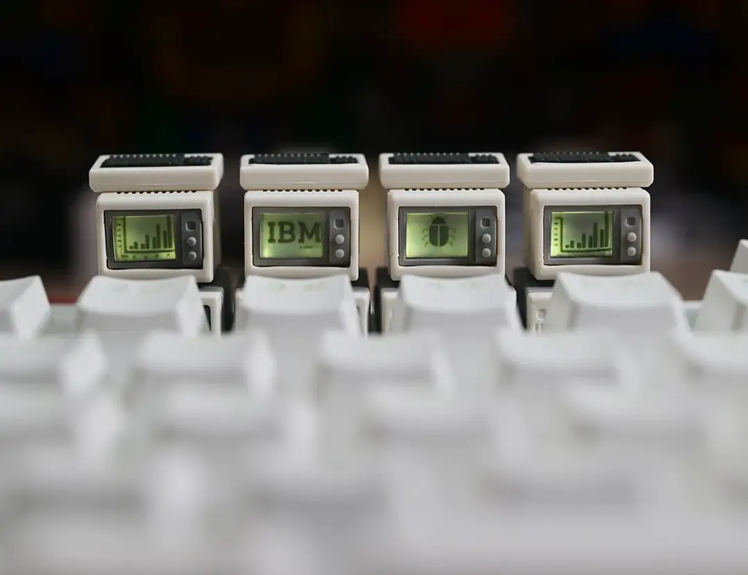 Keycap Museum mac Mita K-02 small TV keycap retro personalized transparent keycap gift mechanical keyboard — feature 16