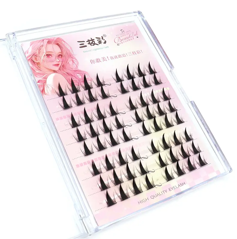 High Quality Fake Eyelashes for Big Eyes Lazy Flower Grafting — feature 8