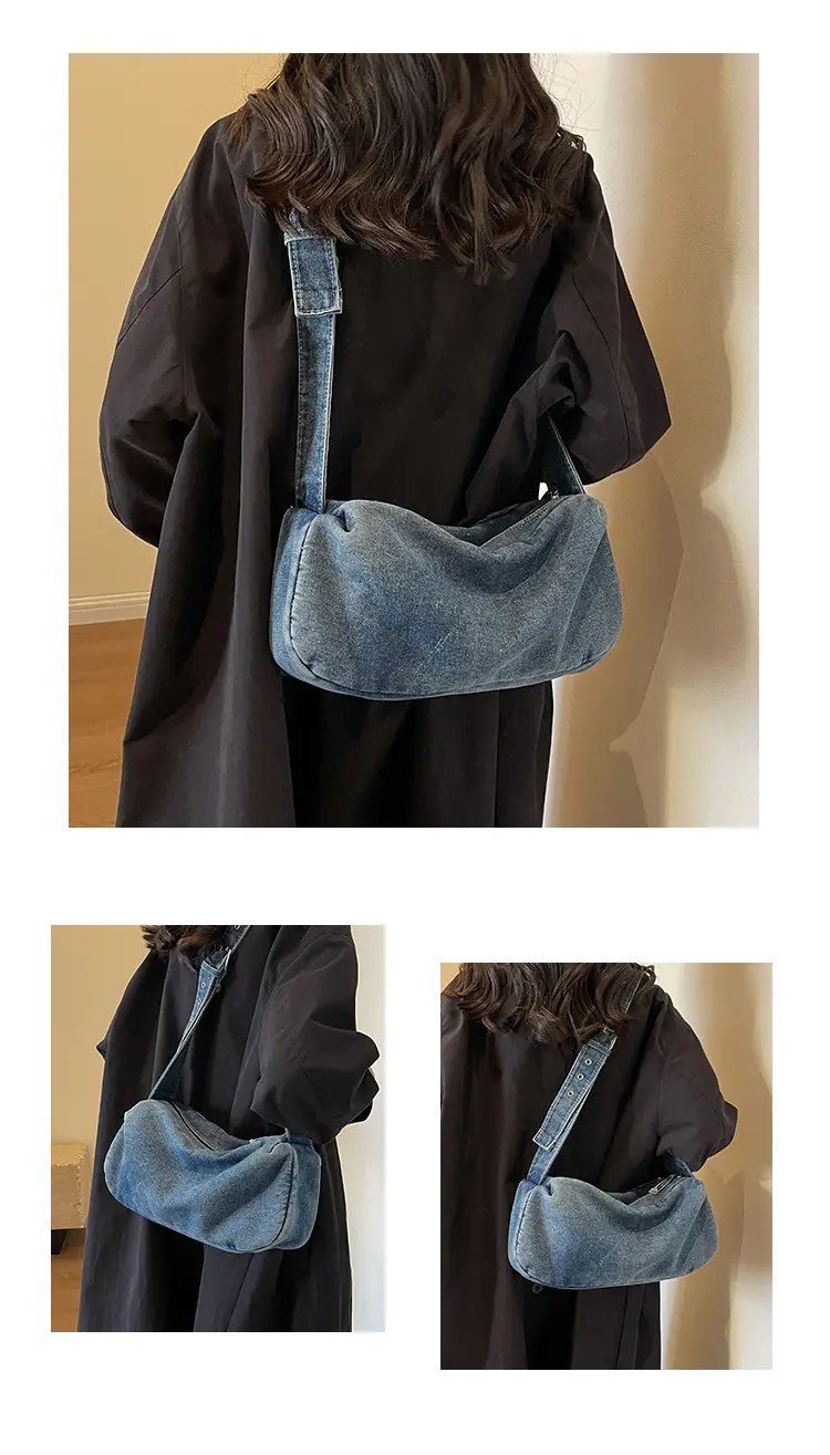 Blue Denim Shoulder Messenger Bag for Women 2023 — feature 19