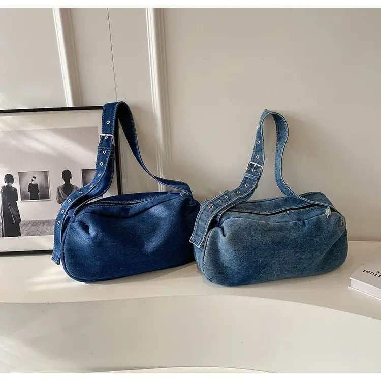 Blue Denim Shoulder Messenger Bag for Women 2023 — feature 20
