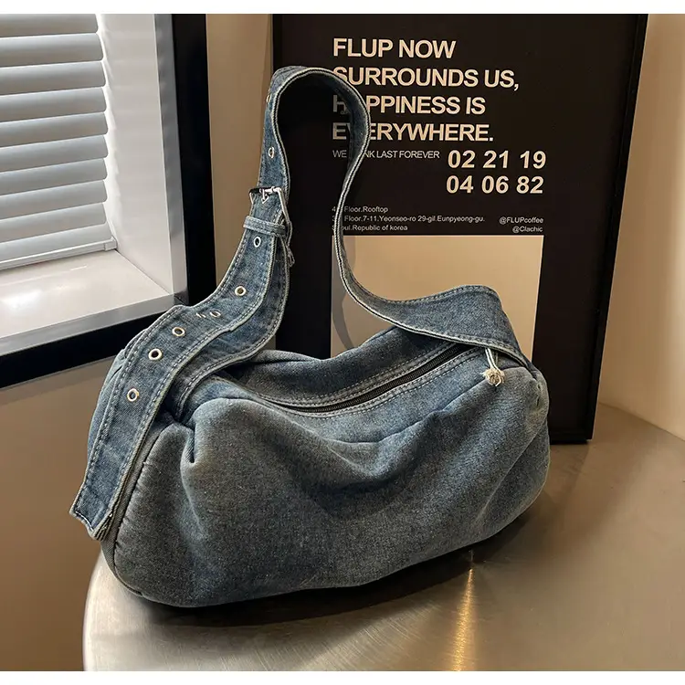 Blue Denim Shoulder Messenger Bag for Women 2023 — feature 22