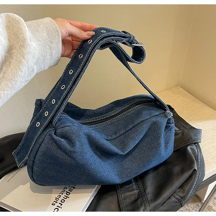 Blue Denim Shoulder Messenger Bag for Women 2023 — feature 23