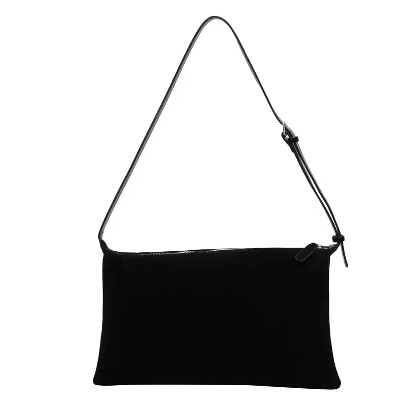Retro Frosted Suede Shoulder Bag Brown Large Capacity - Image 9