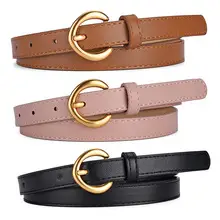 Korean Hollow Punk Belt Women Star Air Eye Decorative Double Row Belt — feature 16