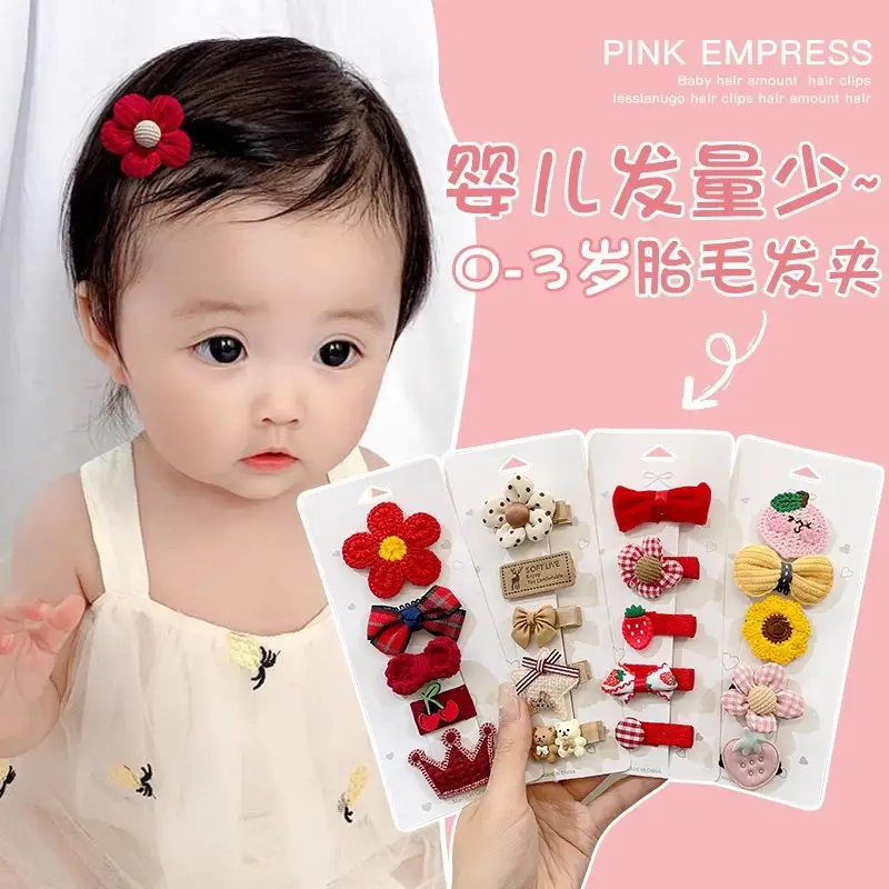Cute Fetal Hair Clips for Baby Girls - Image 44