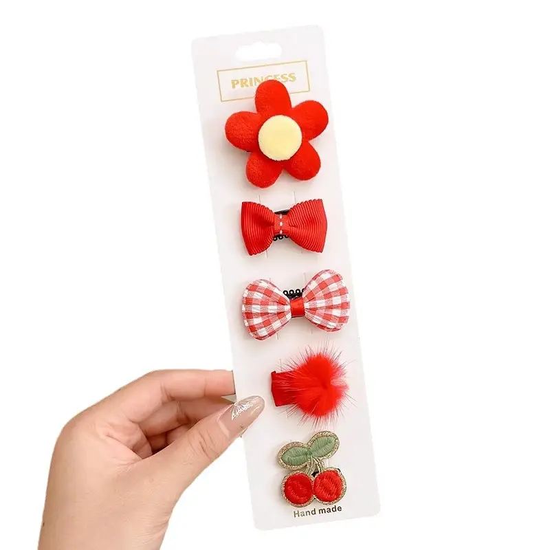 Cute Fetal Hair Clips for Baby Girls - Image 45
