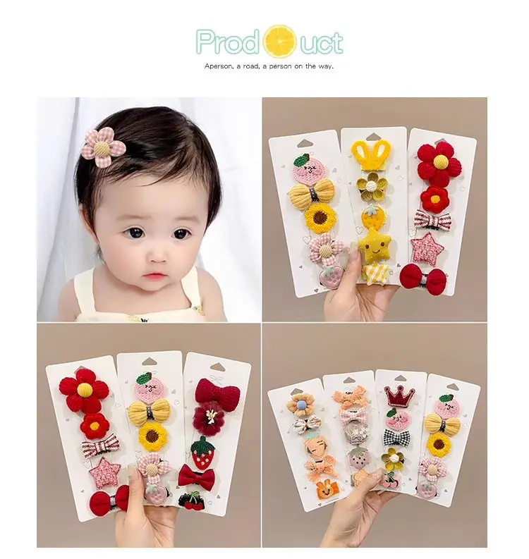 Cute Fetal Hair Clips for Baby Girls — feature 52