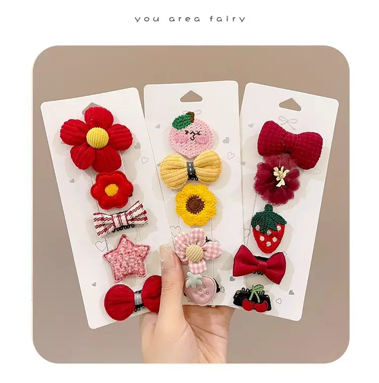 Cute Fetal Hair Clips for Baby Girls — feature 60