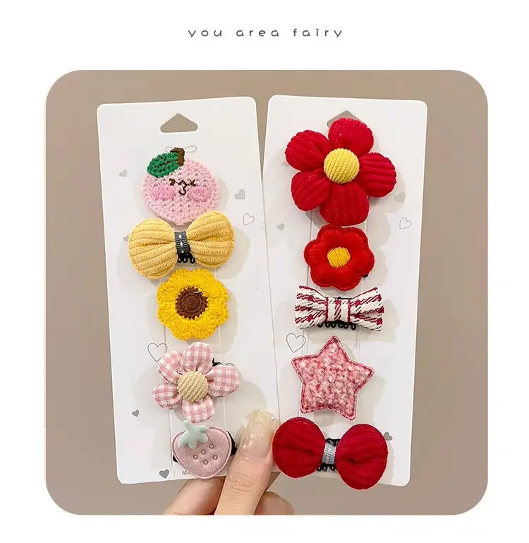 Cute Fetal Hair Clips for Baby Girls — feature 63
