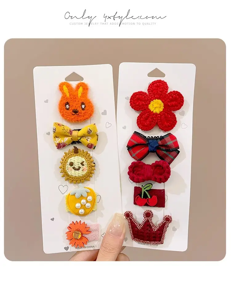 Cute Fetal Hair Clips for Baby Girls — feature 64