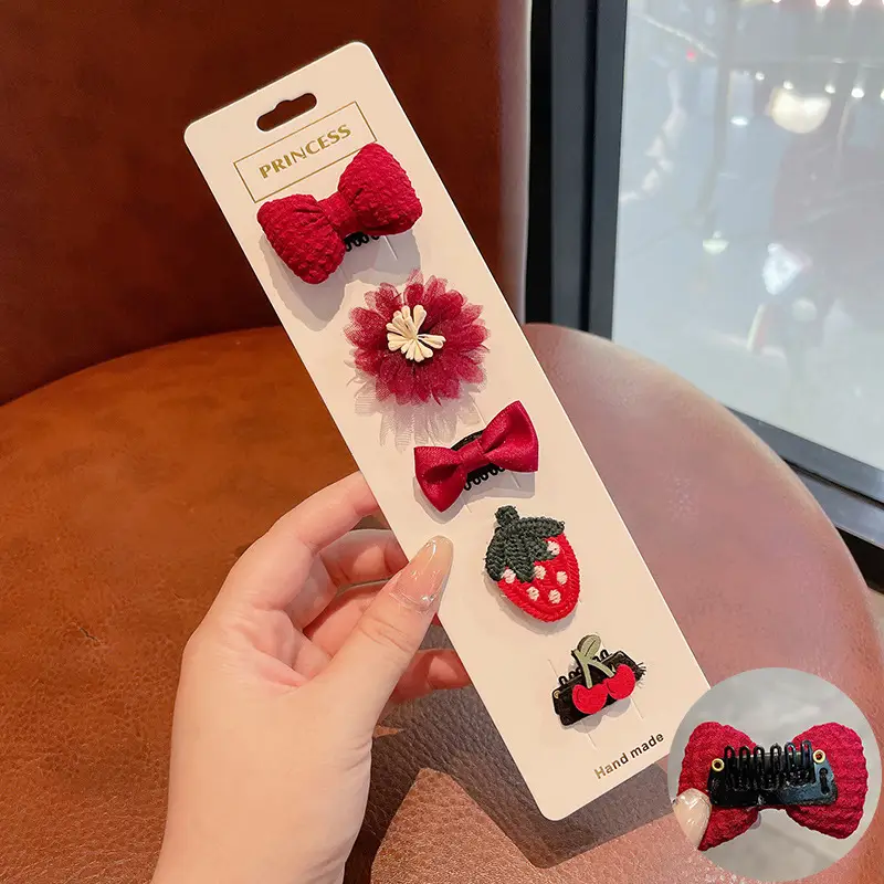 Cute Fetal Hair Clips for Baby Girls - Image 12