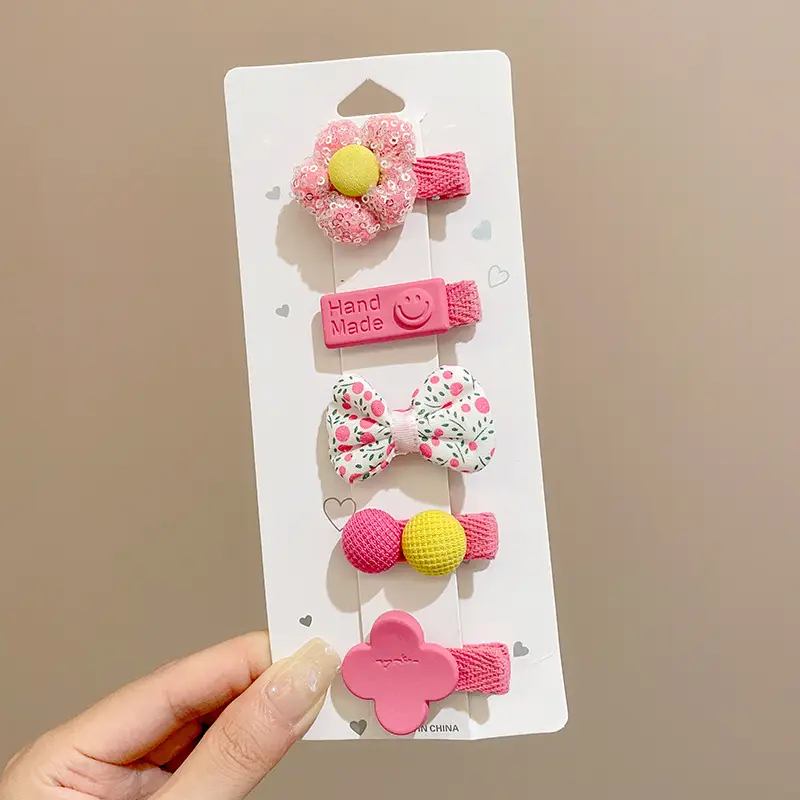 Cute Fetal Hair Clips for Baby Girls - Image 23