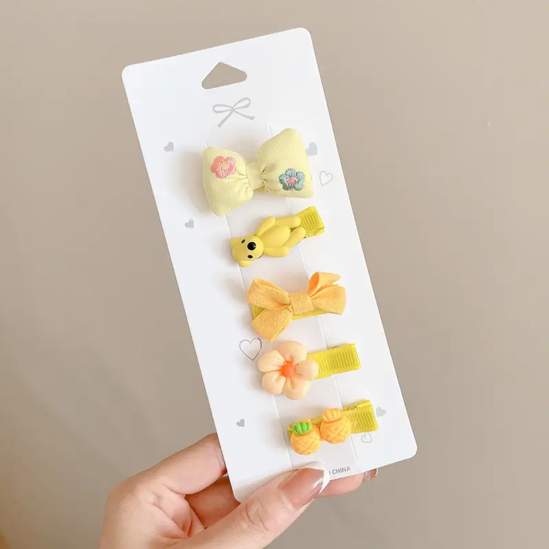 Cute Fetal Hair Clips for Baby Girls - Image 27