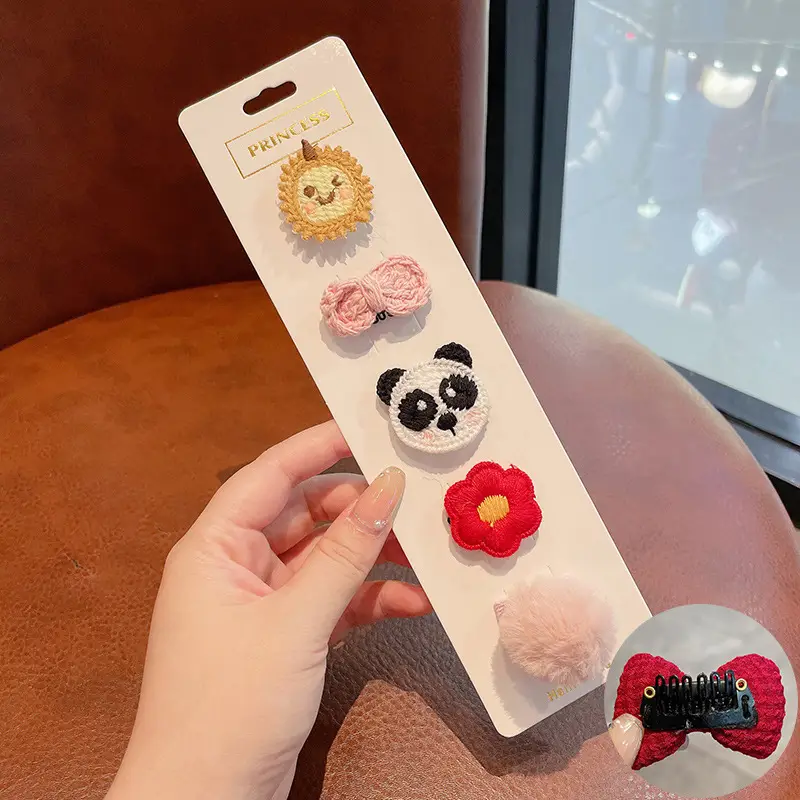 Cute Fetal Hair Clips for Baby Girls - Image 3