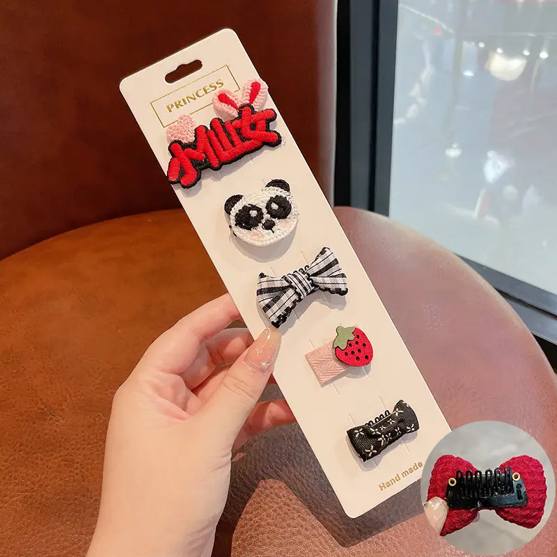 Cute Fetal Hair Clips for Baby Girls - Image 6