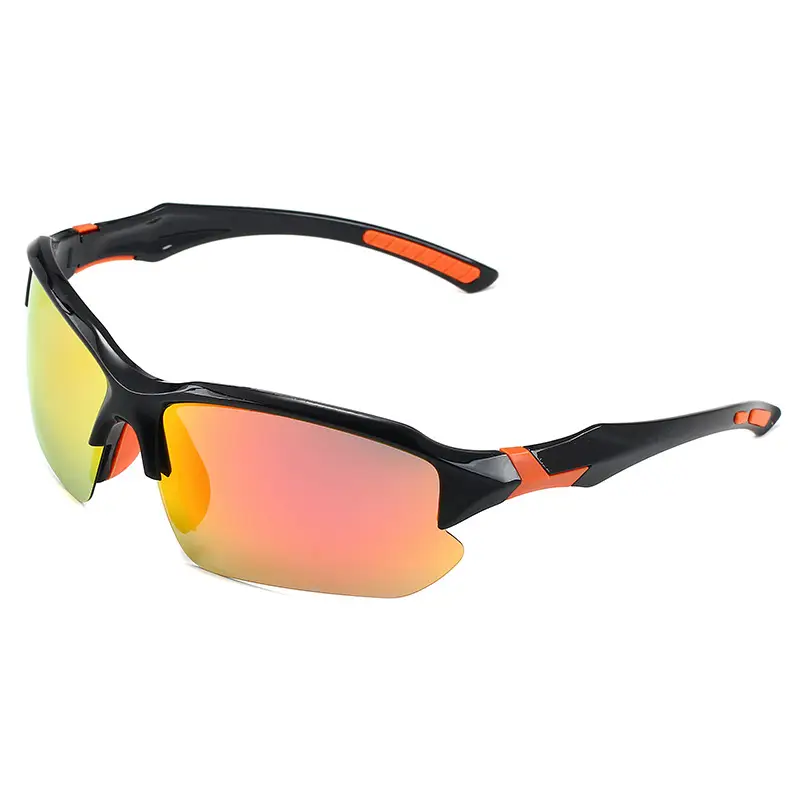 Polarized Cycling Sunglasses Black Yellow Windproof - Image 5