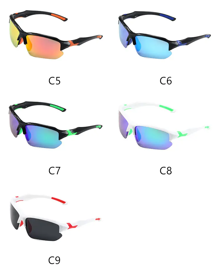 Polarized Cycling Sunglasses Black Yellow Windproof β feature 11