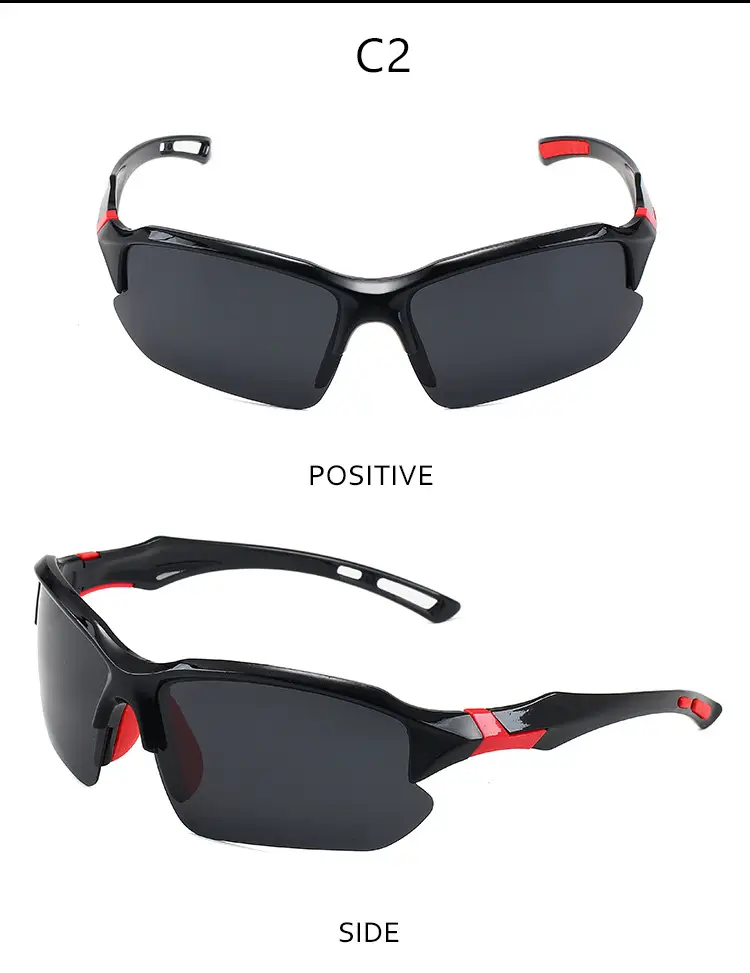 Polarized Cycling Sunglasses Black Yellow Windproof β feature 13
