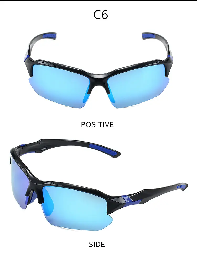 Polarized Cycling Sunglasses Black Yellow Windproof β feature 17